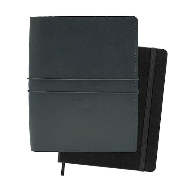 Rustico Moleskine Classic XL Leather Notebook Cover 7.5'' x 9.75'' SLIM